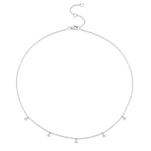 0.30ctw Diamond Station Necklace