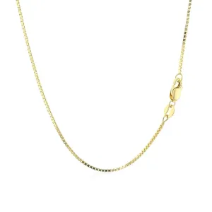 18k Yellow Gold Classic Box Chain (0.85 mm)