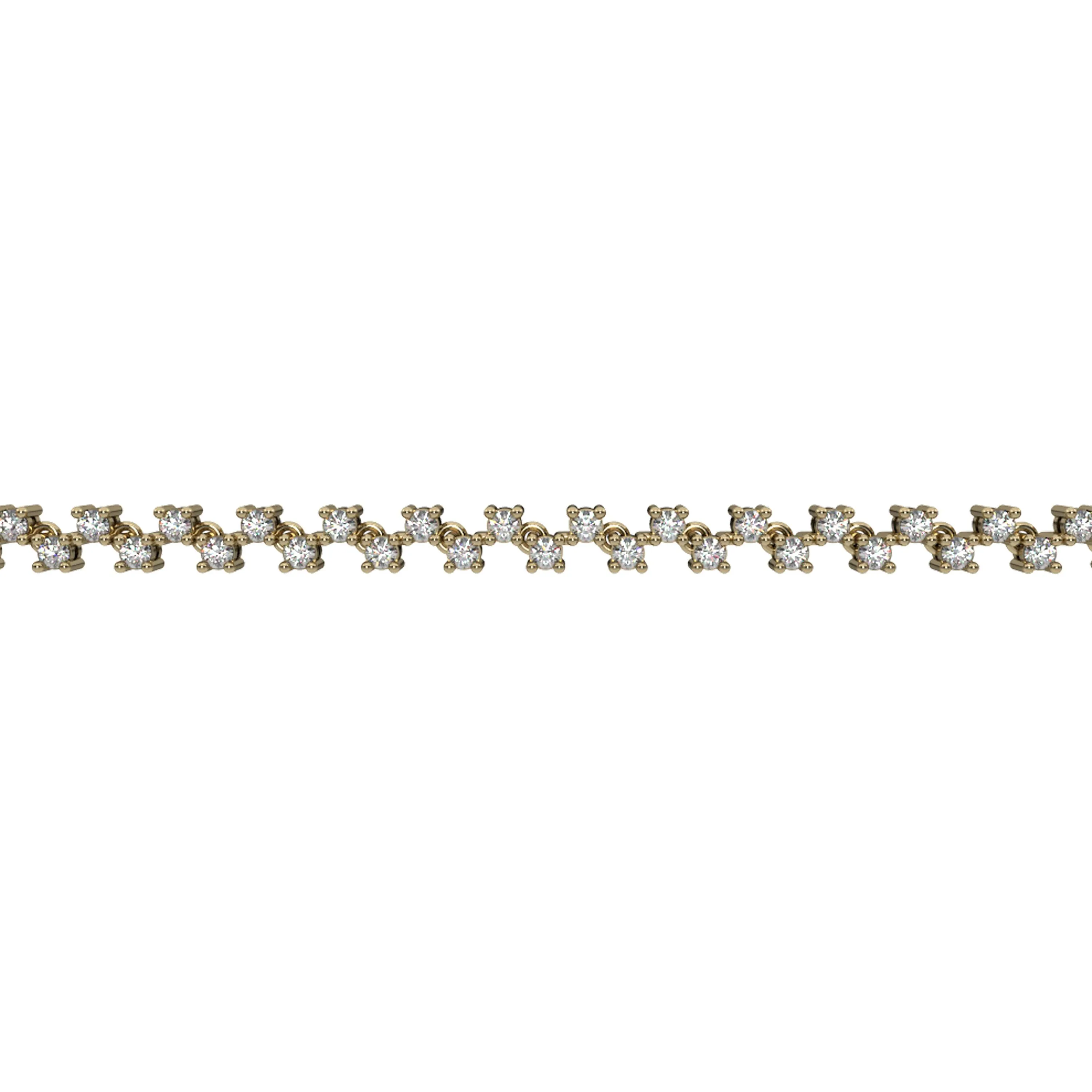 2 ct tdw Diamond Fashion Bracelet in 10K Yellow Gold