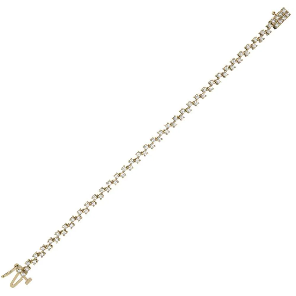 2 ct tdw Diamond Fashion Bracelet in 10K Yellow Gold