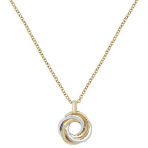 9ct Yellow & White Gold Ladies Necklet NK087