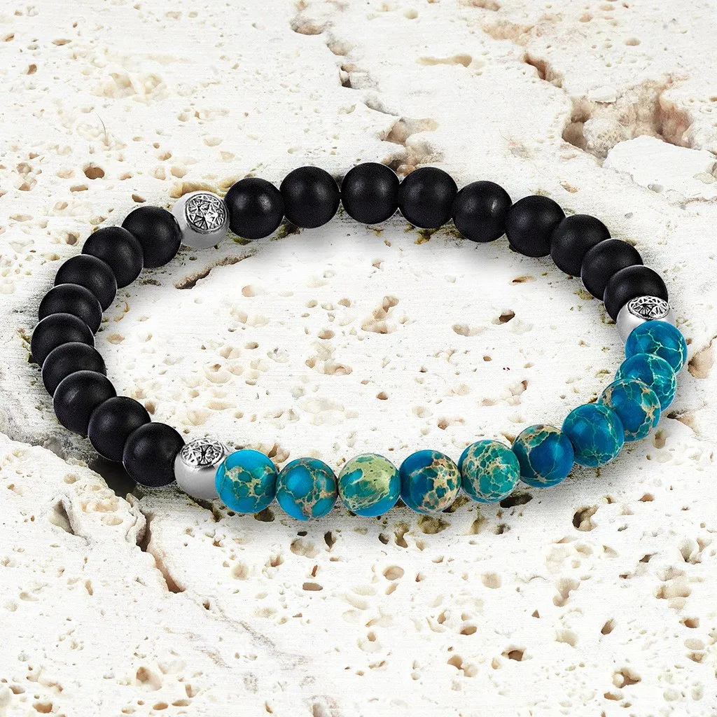 Agate Beaded Bracelet - Micro