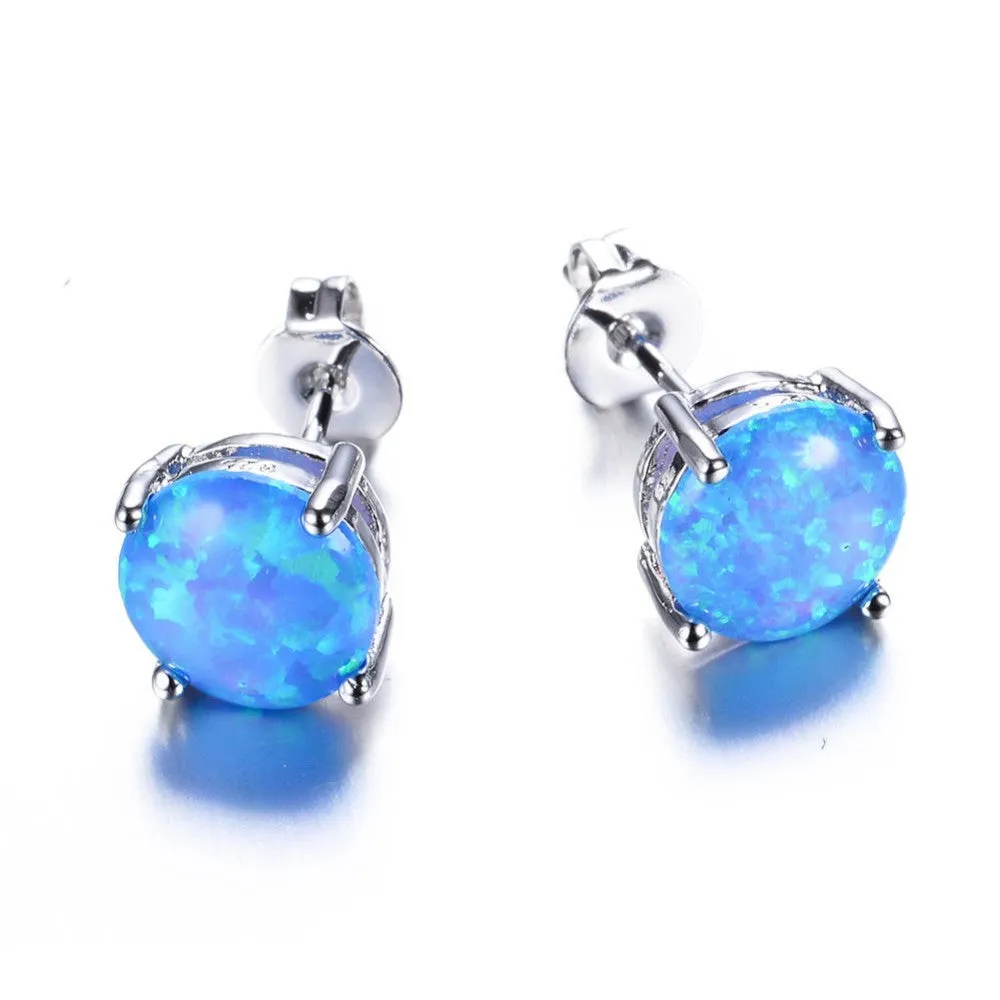 Australian Fire Opal Earrings