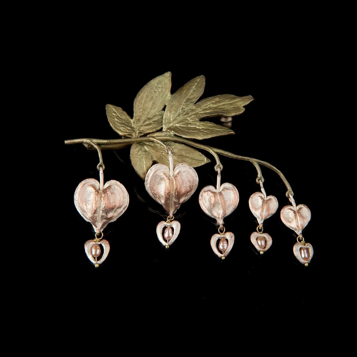 Bleeding Heart Brooch