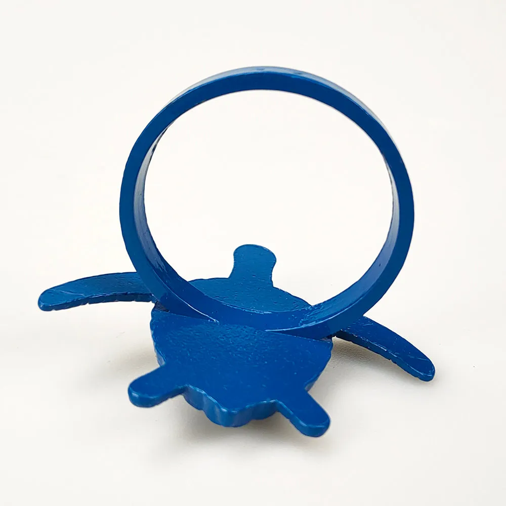 Blue Crustacean Napkin Ring Set