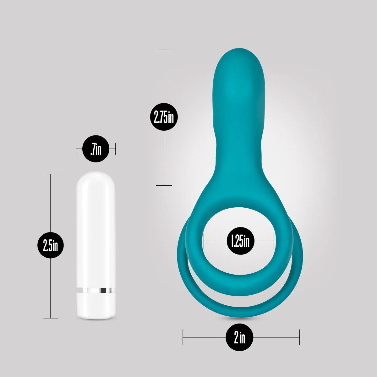 Blush Noje Juniper Rechargeable Vibrating Cock Ring