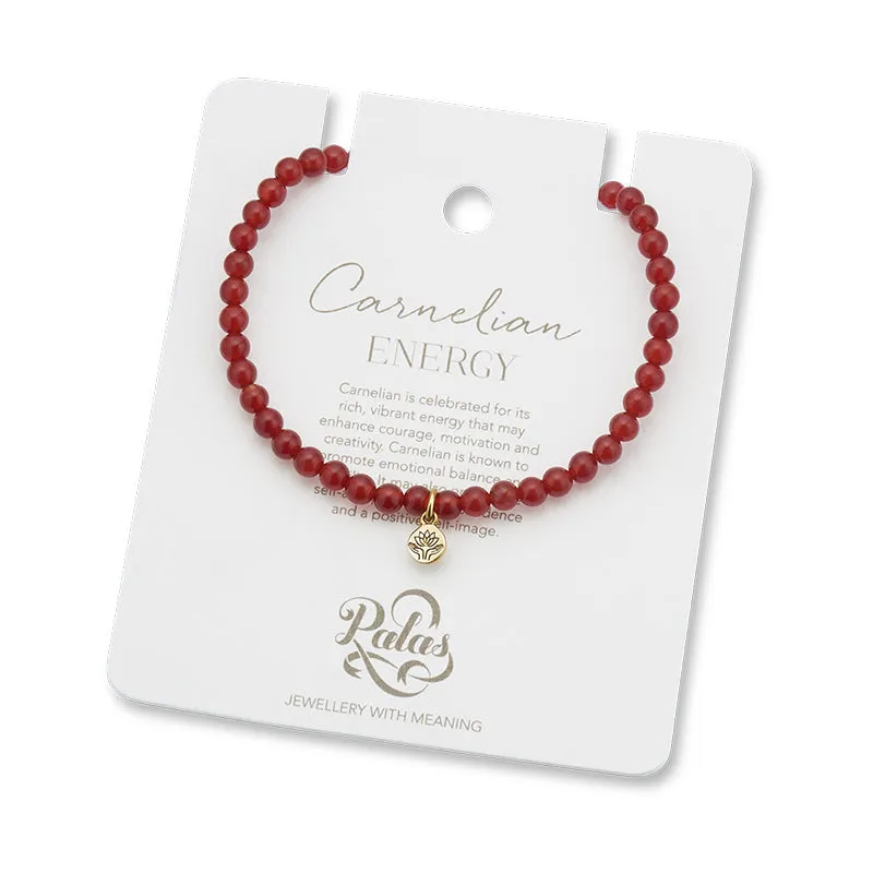 CARNELIAN HEALING GEM BRACELET