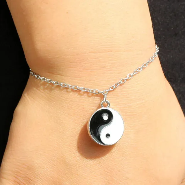 Chain White Pendant Fashion Bagua For Black Jewelry New Neck Women Resin Statement Necklace