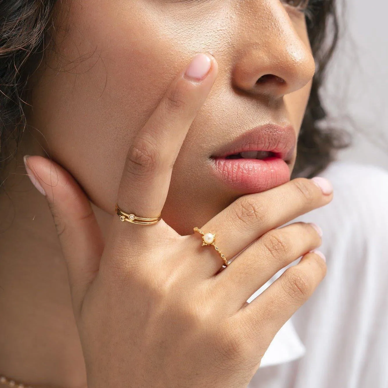 Classic & Dainty Bezel Rings