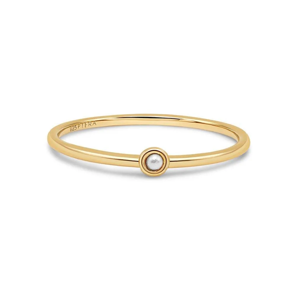 Classic & Dainty Bezel Rings