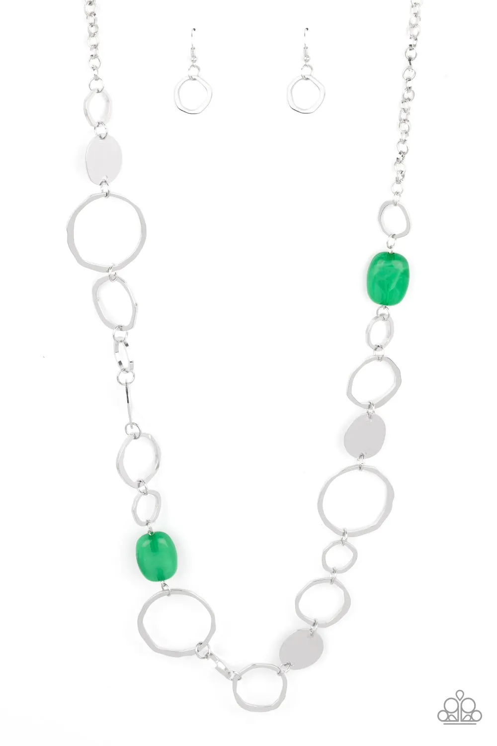 Colorful Combo - Green Necklace