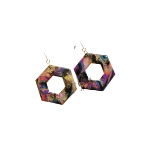 Colorful Hexagon Dangles