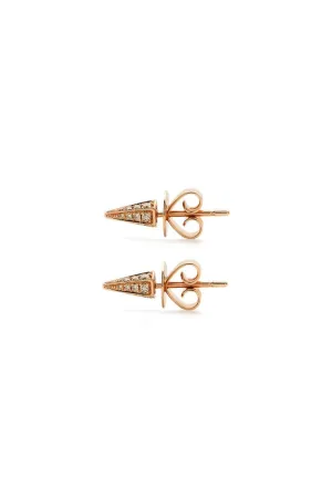 Cone Stud Earrings rose gold