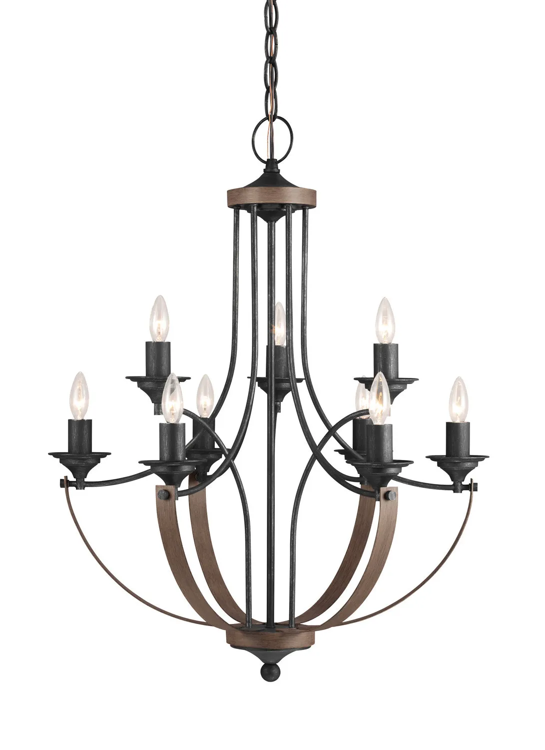 Corbeille 9-Light Chandelier