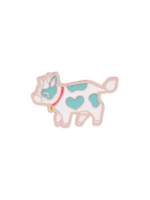 Cow Hat Brooch - B