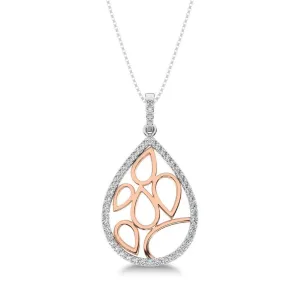 Diamond 1/4 Ct.Tw. Fashion Pendant in 10K Rose Gold