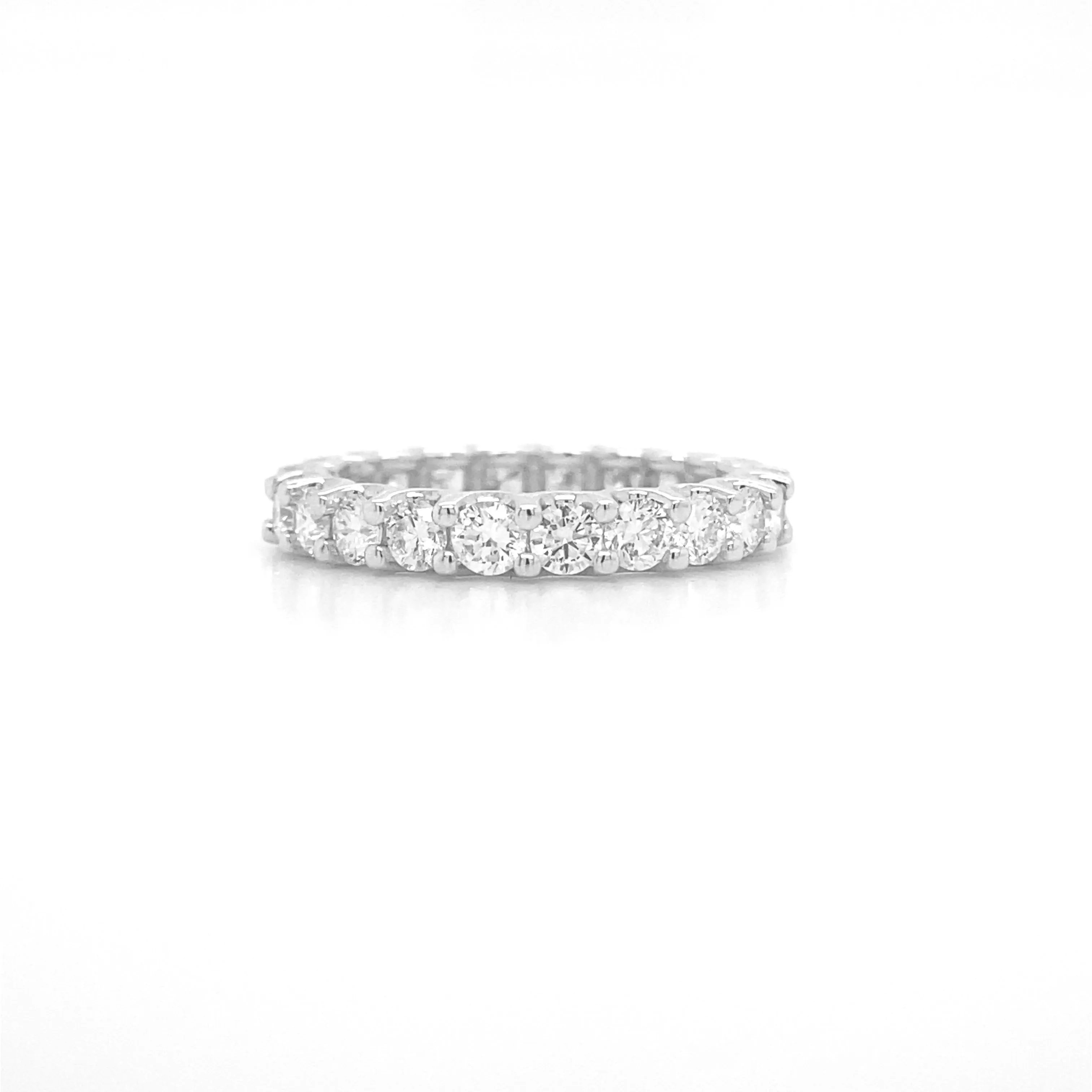 Diamond Eternity Ring White Gold R064