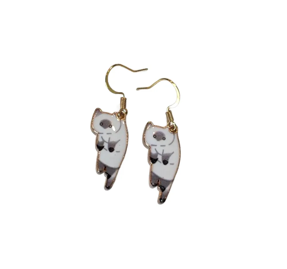 Diesel Aunt Matilda's Cat Earrings