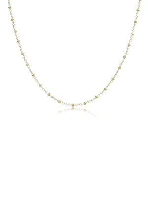 enewton Classic Simplicity Chain Gold Bead Choker: 2mm