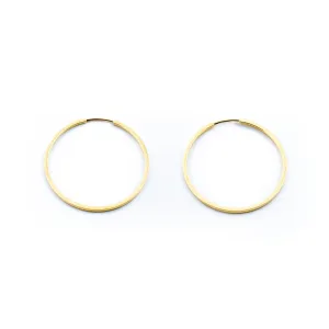 Everyday 10kt  Gold Hoops