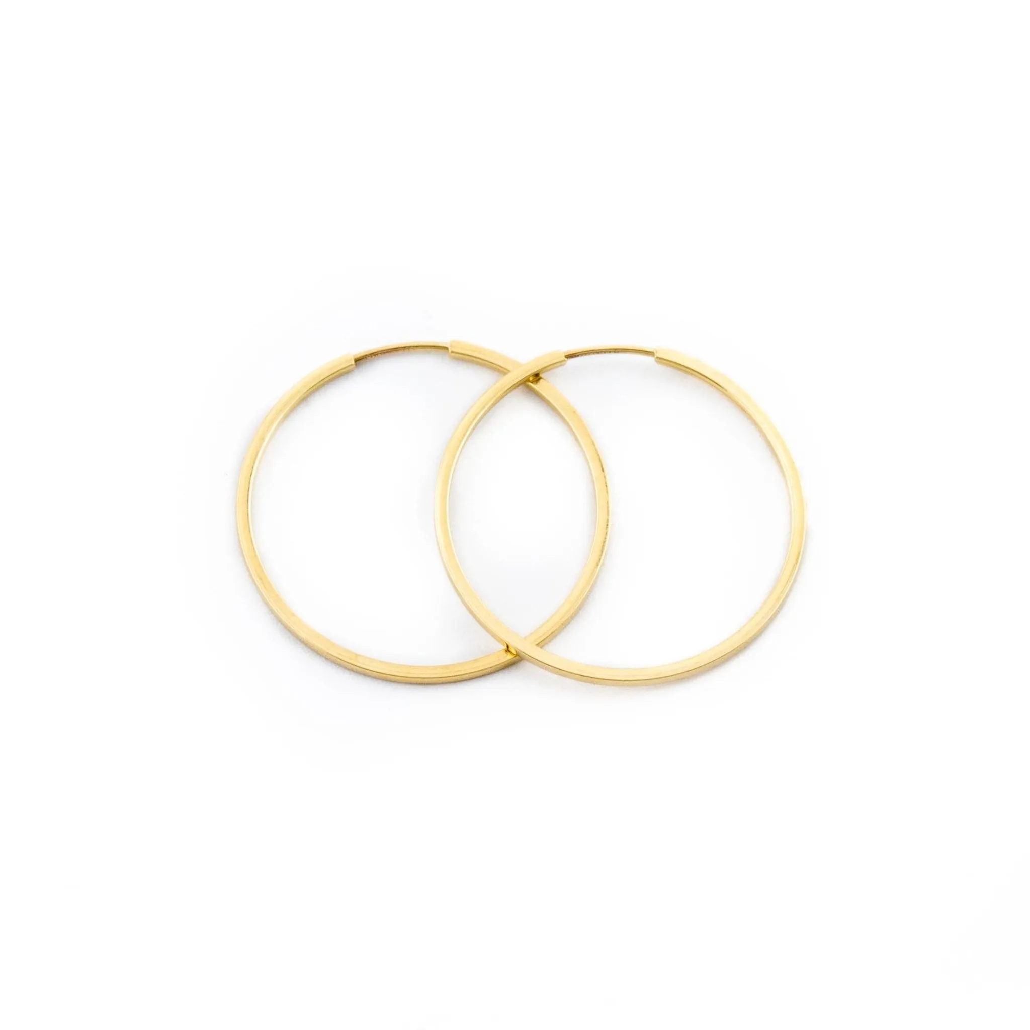 Everyday 10kt  Gold Hoops