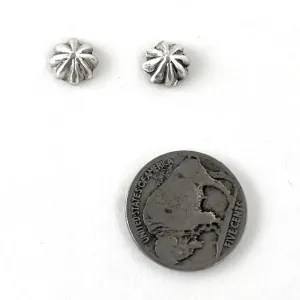 Fluted Sterling Silver Studs