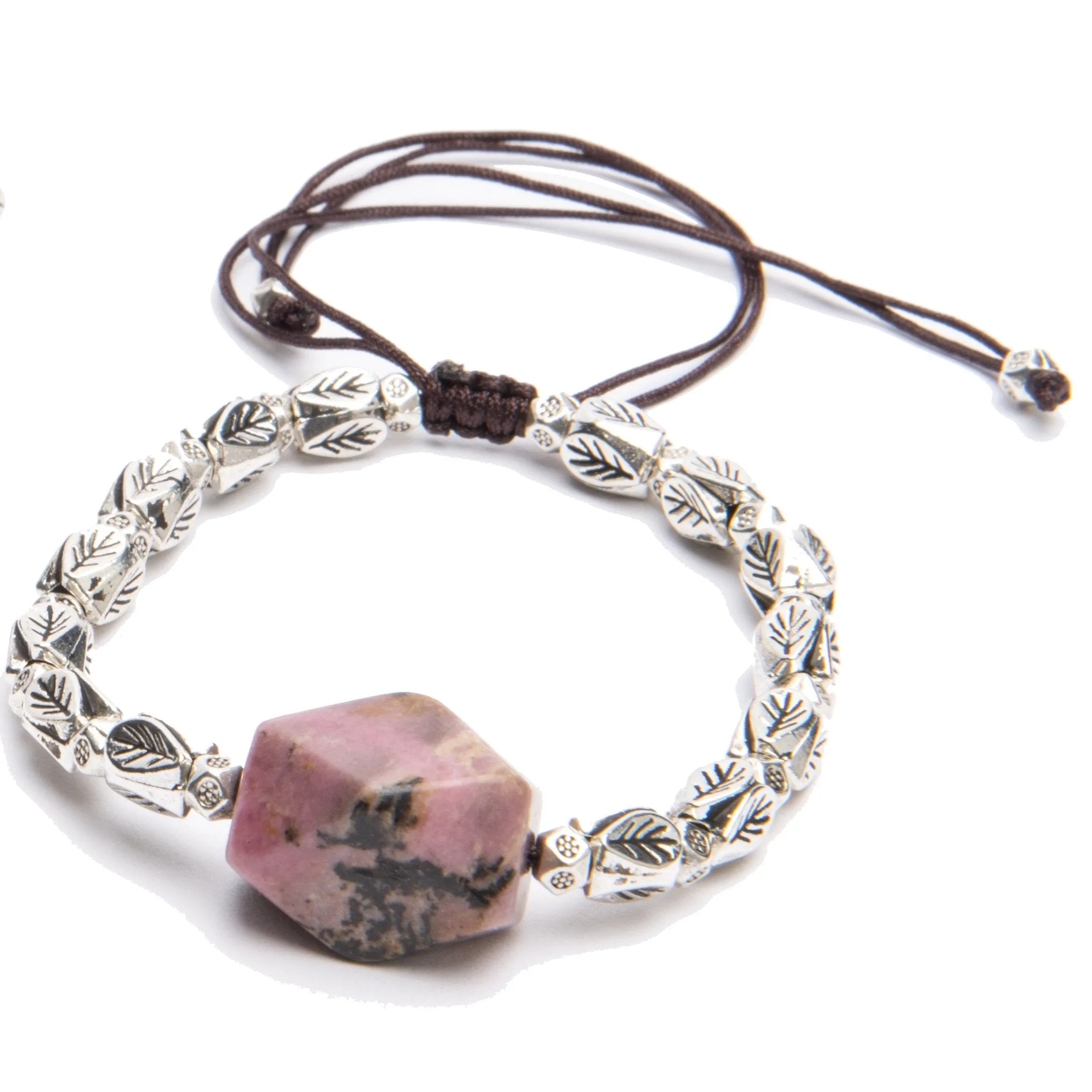 Gemma Tibetan Silver Gemstone Bracelets