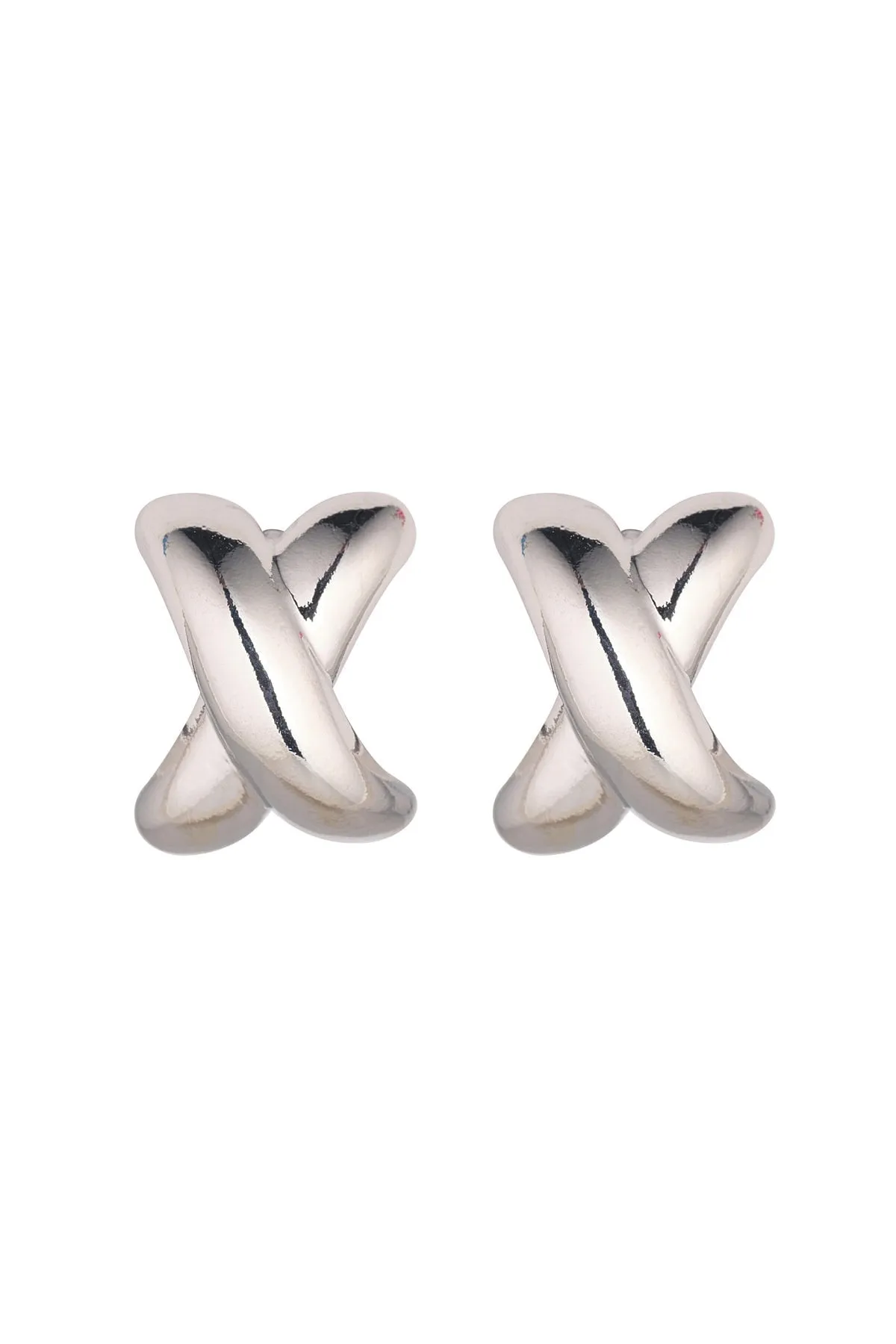 Kiss Kiss Silver Earrings