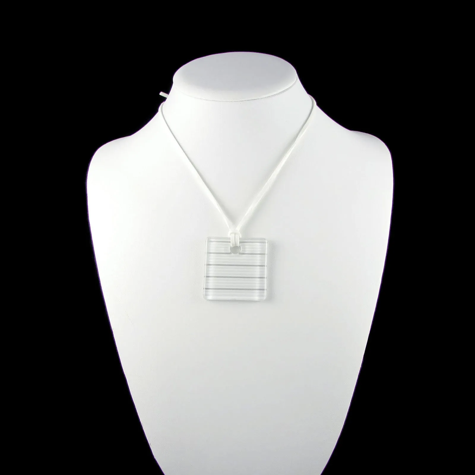 LGAN Glass Pendant - White