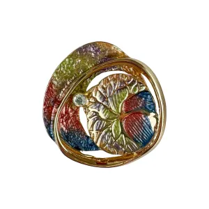 Magnetic Brooch - Multi Leaf Harmony