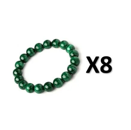 Natural malachite bracelet