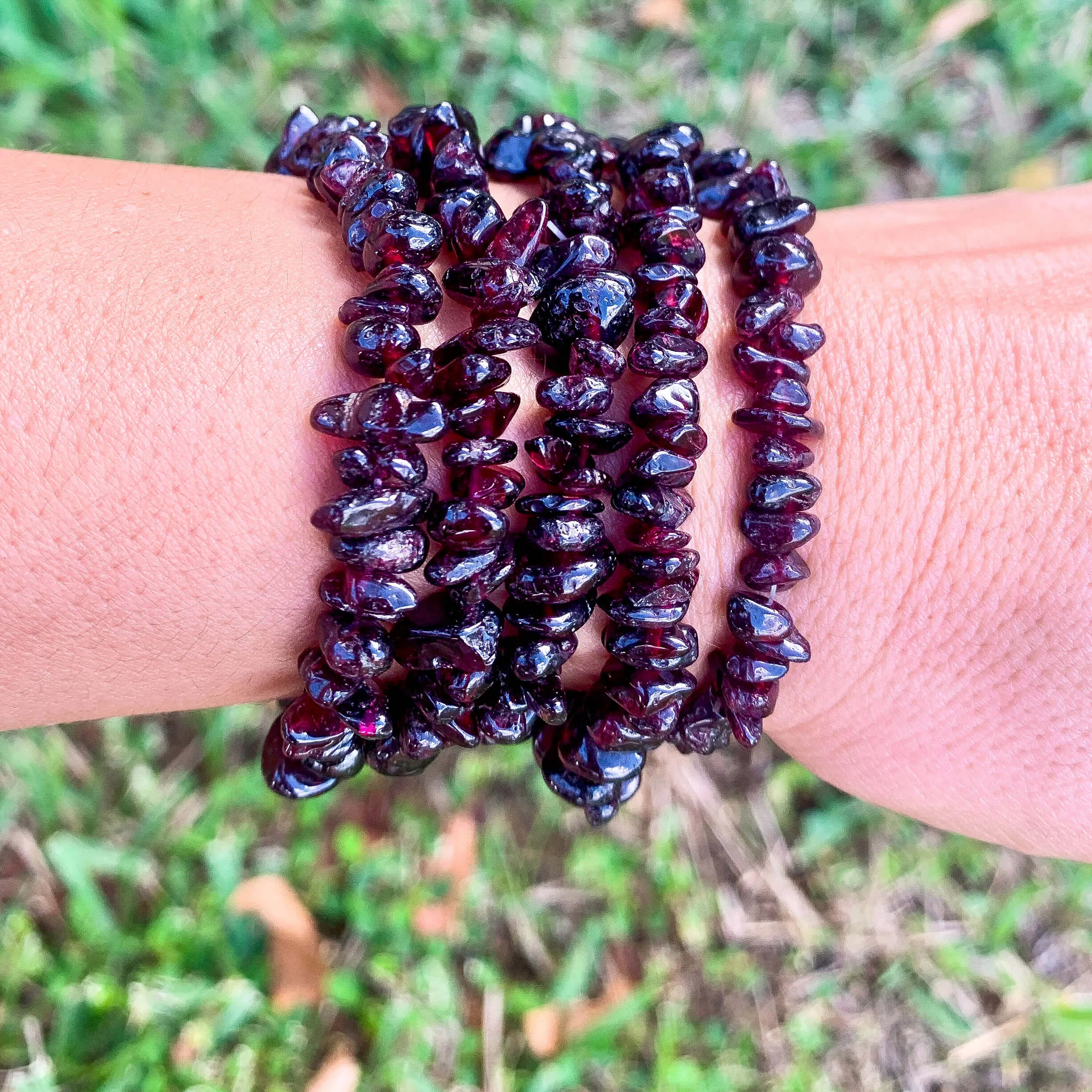 Natural Raw Gemstone Bracelets