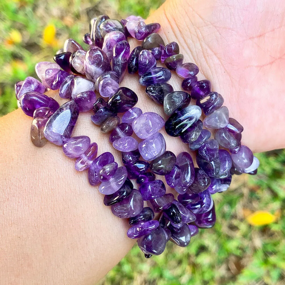 Natural Raw Gemstone Bracelets