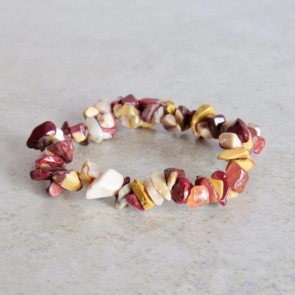 Natural Raw Gemstone Bracelets