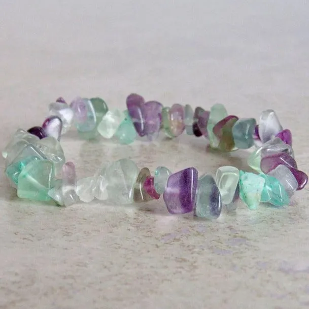 Natural Raw Gemstone Bracelets