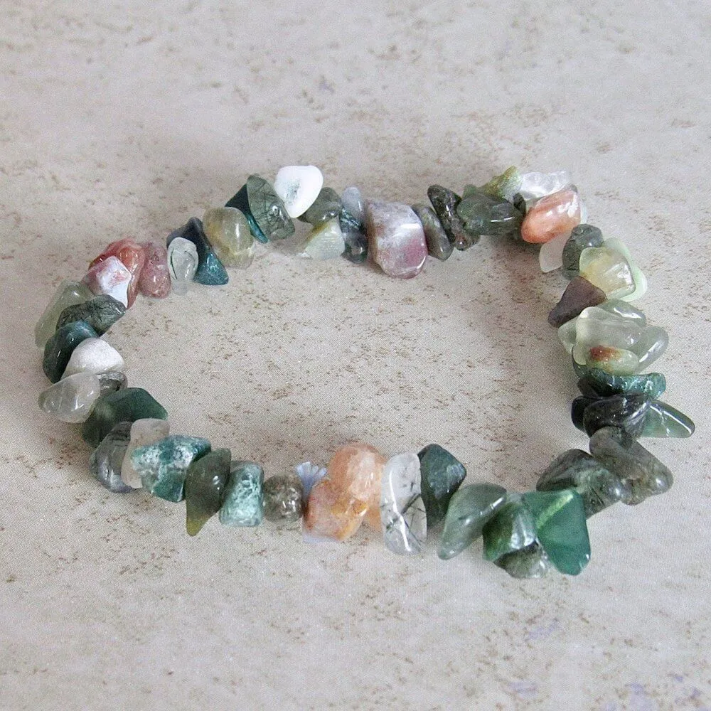 Natural Raw Gemstone Bracelets