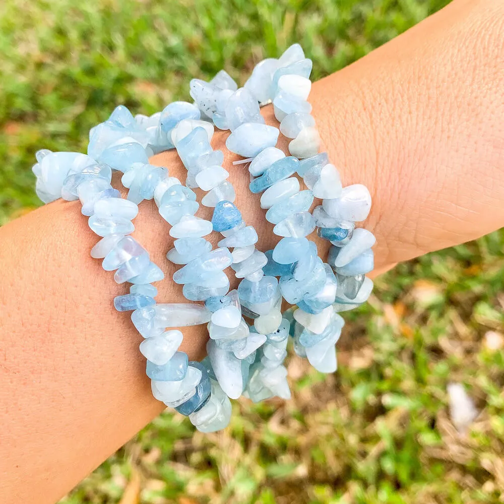 Natural Raw Gemstone Bracelets