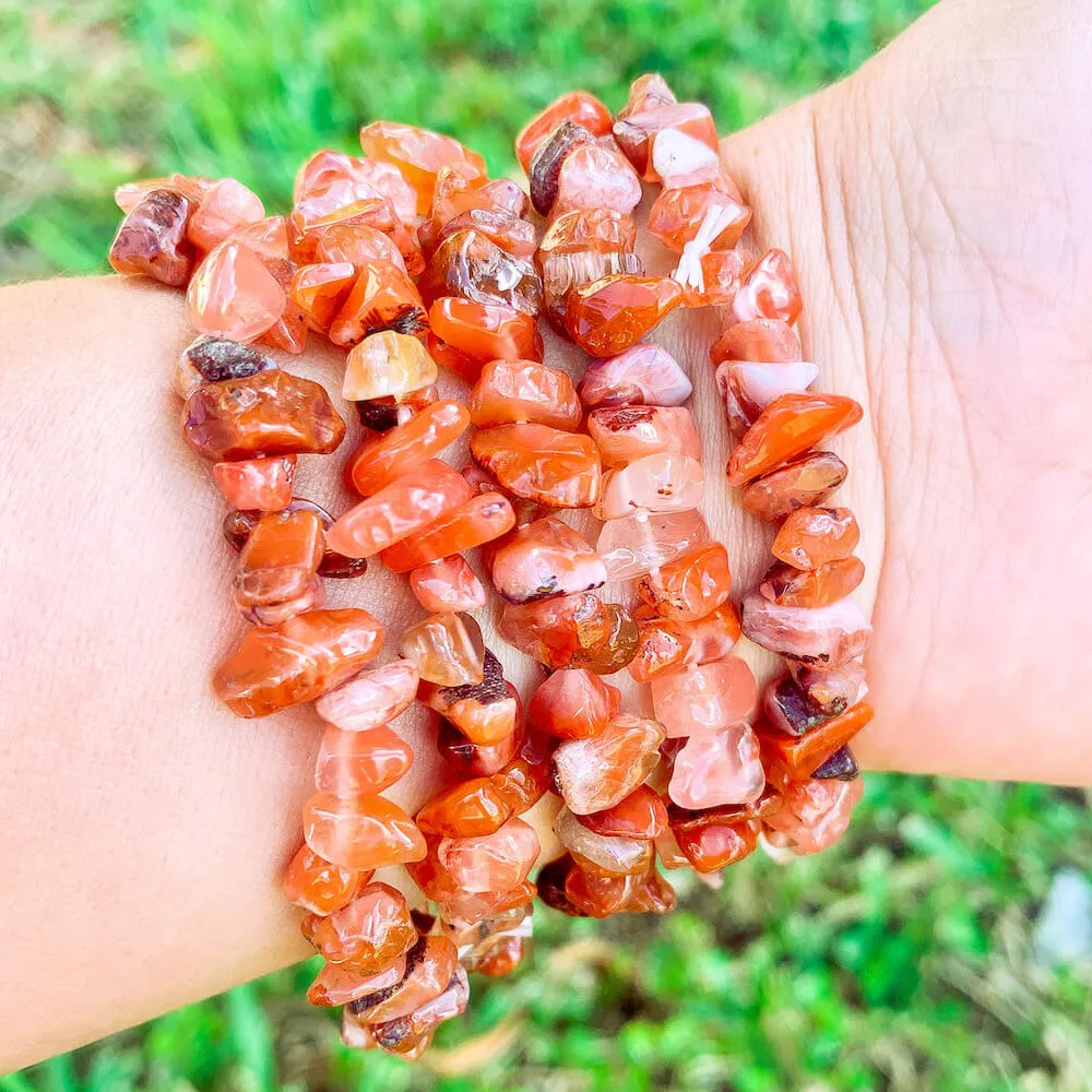 Natural Raw Gemstone Bracelets