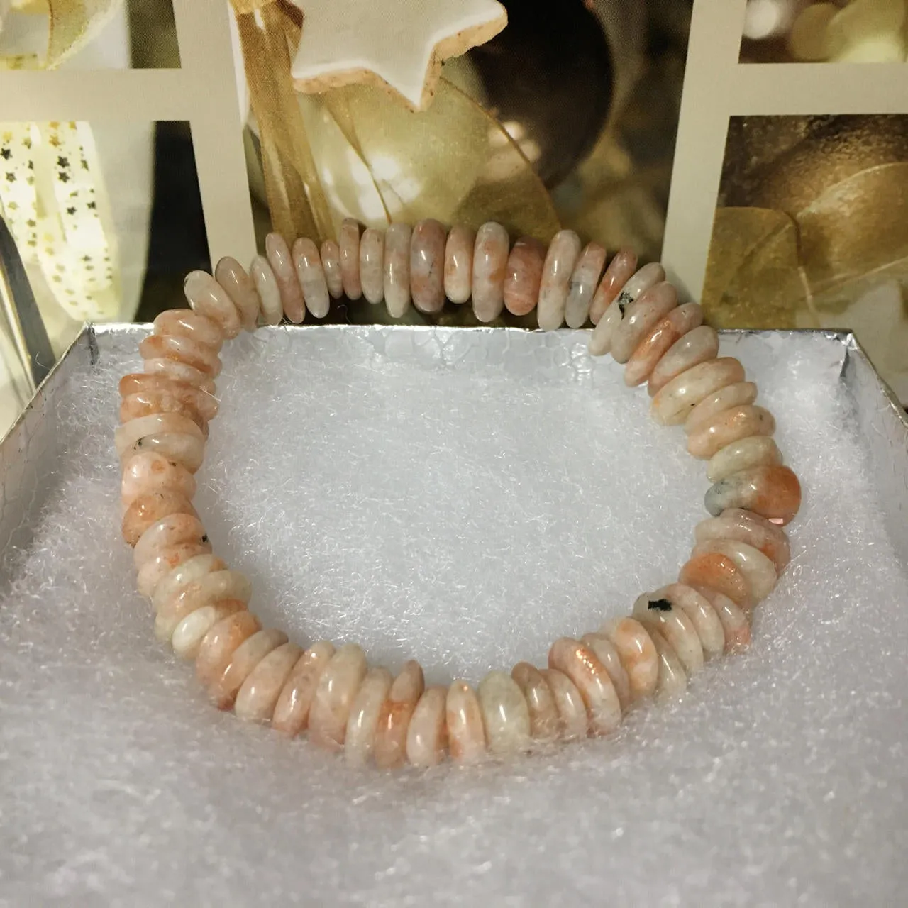 Natural Sunstone Crystal Bracelet