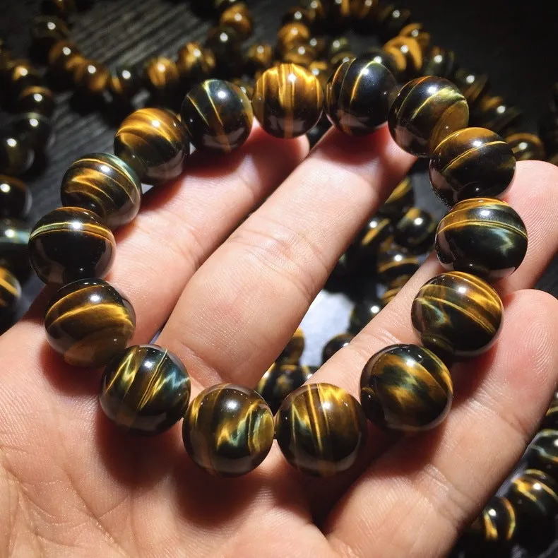 Natural Tiger Eye Stone Bracelets!