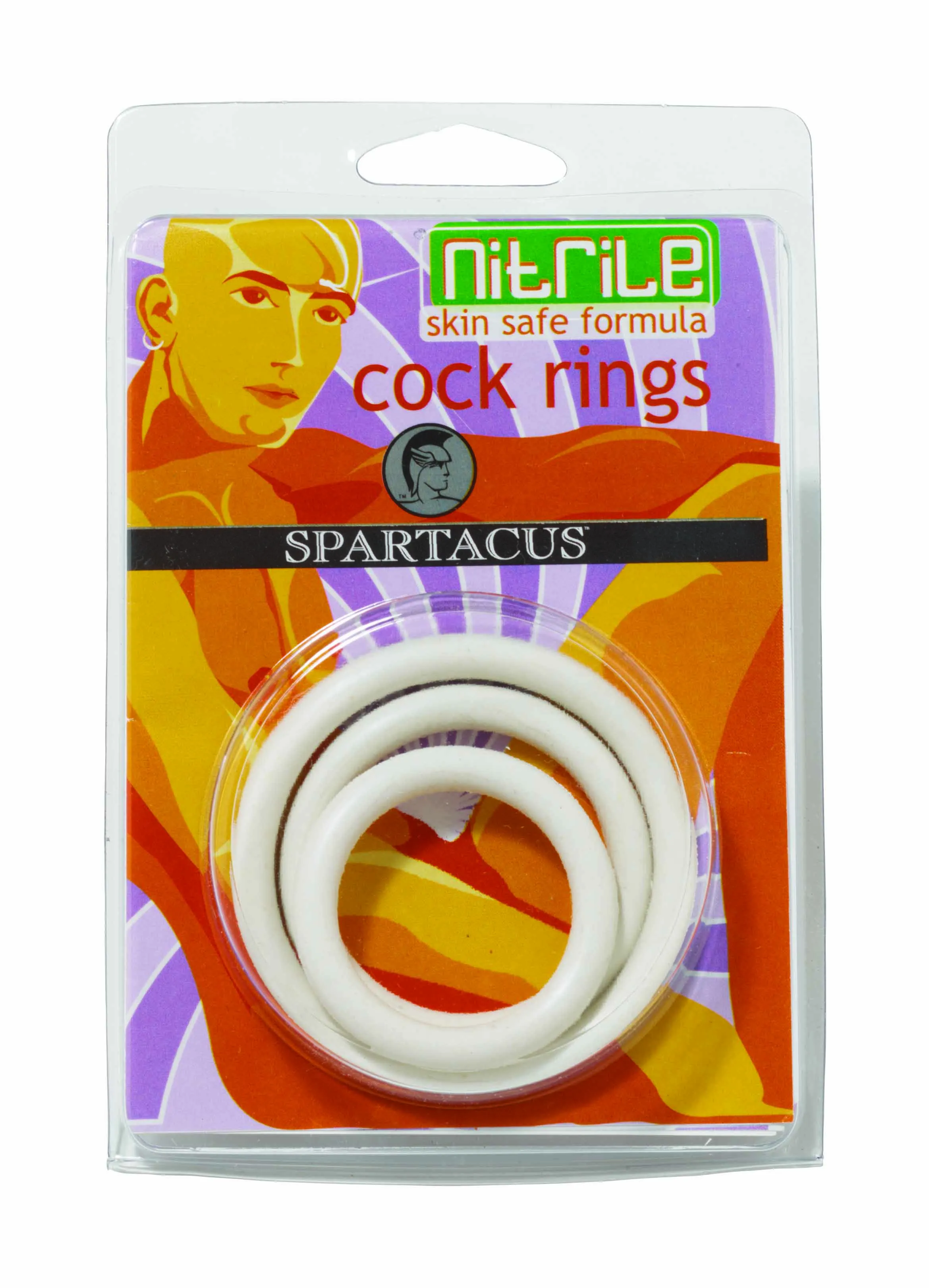 Nitrile Cock Ring SetWhite