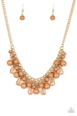 Paparazzi Necklace ~ Tour de Trendsetter - Brown