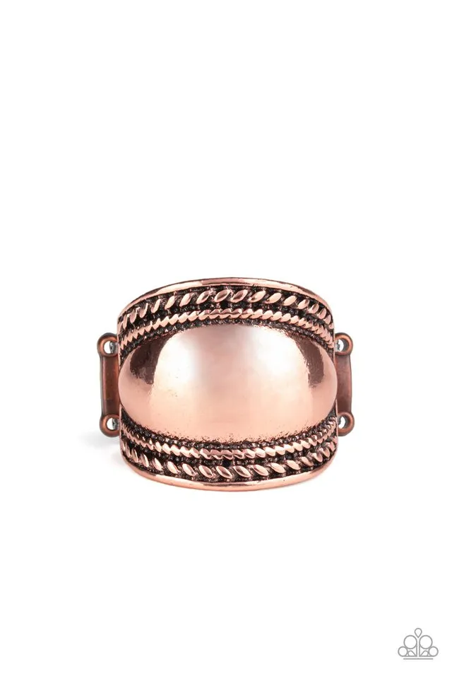 Paparazzi Ring ~ Bucking Trends - Copper