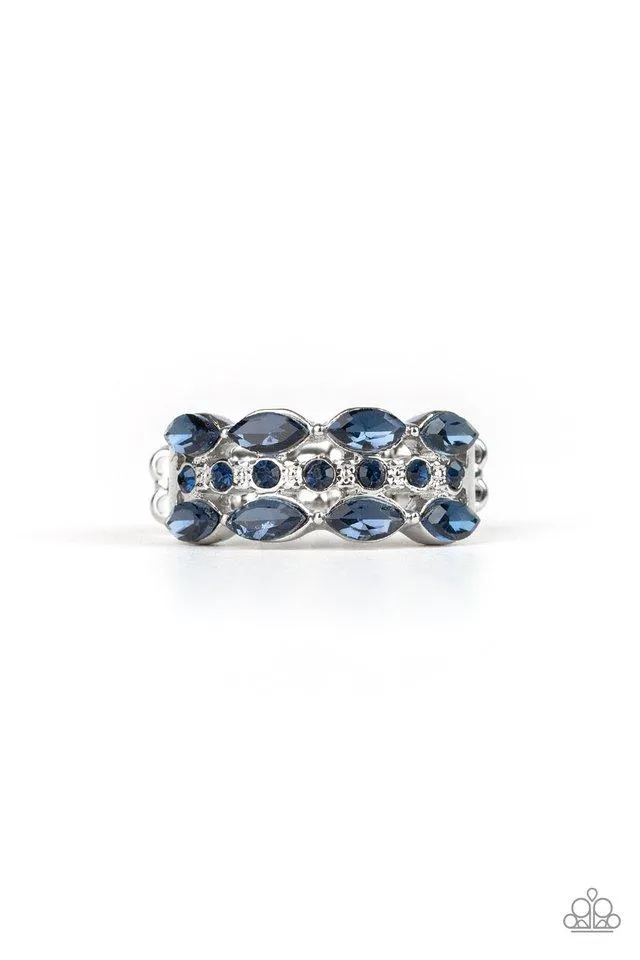 Paparazzi Ring ~ Distractingly Demure - Blue