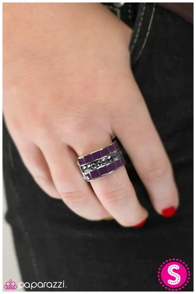 Paparazzi Ring ~ Girls Rule - Purple