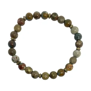 Paradis Men's Beaded Stone Bracelet