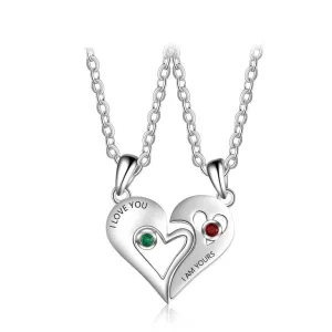 Personalized Merge Heart Pendant