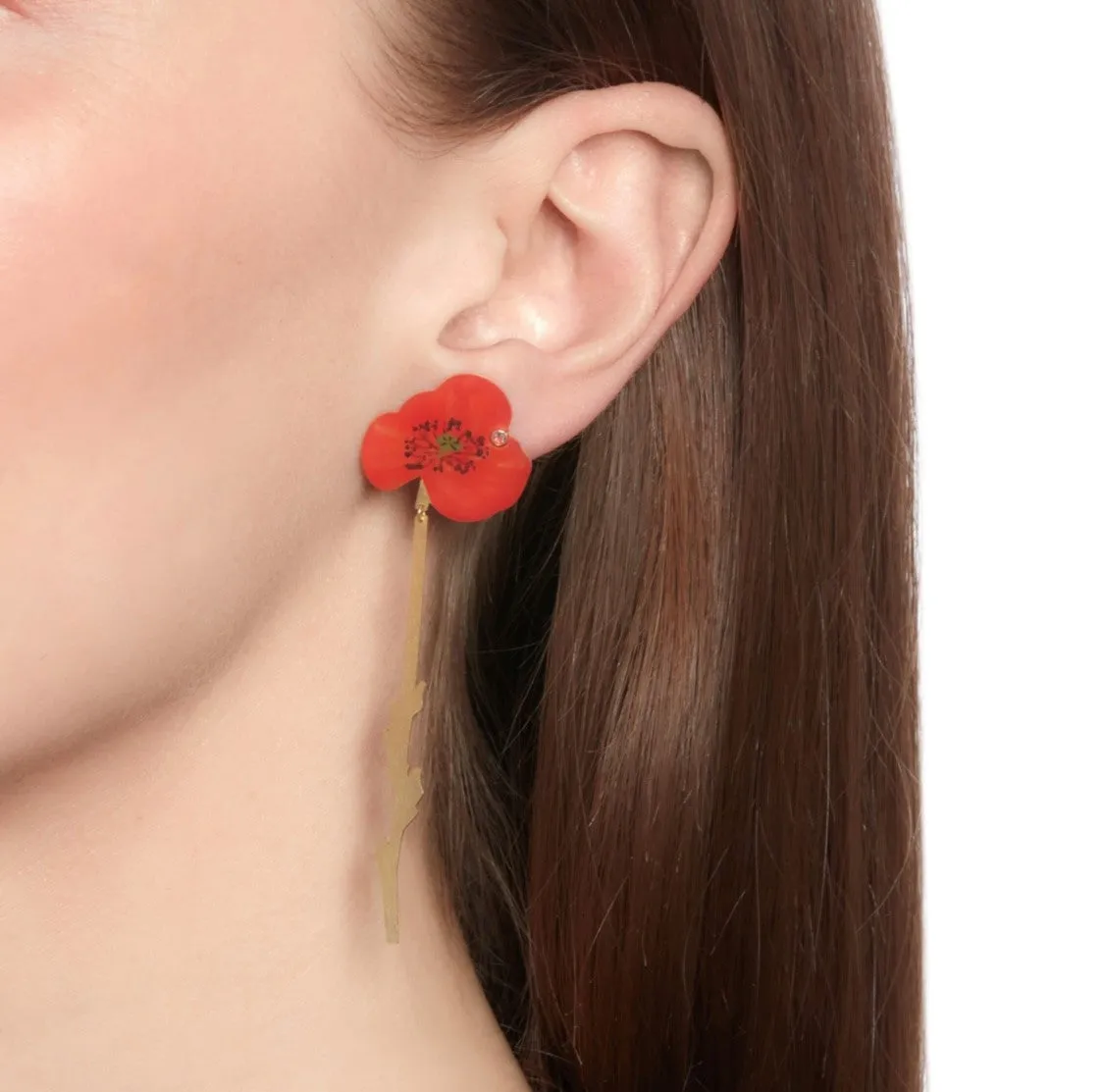 Poppy Drop Earrings