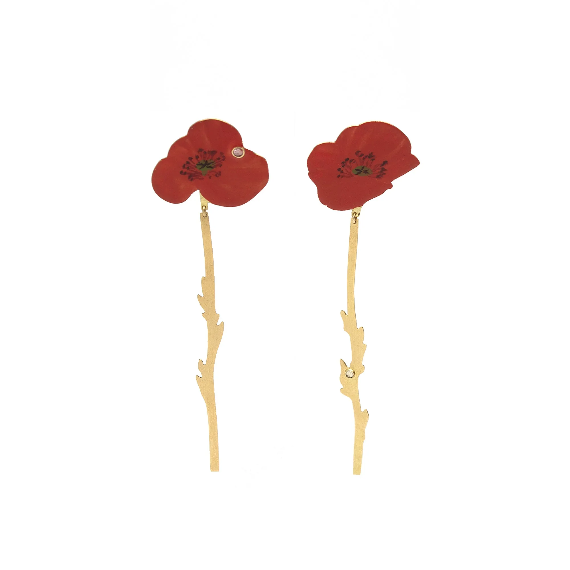 Poppy Drop Earrings