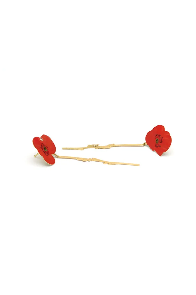 Poppy Drop Earrings